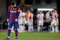 Месси попал под угрозу длительной дисквалификации за первое удаление в "Барселоне"