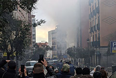 Взрыв произошел в центре Мадрида