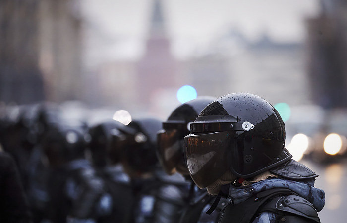В Москве арестован первый обвиняемый в нападении на полицейского 23 января