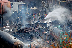 Ликвидирован пожар в промзоне на северо-западе Москвы