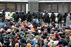 В Петербурге начались обыски по делу о блокировке движения 23 января