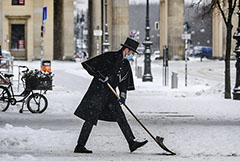 В Германии зафиксировали температурные и "снежные" рекорды