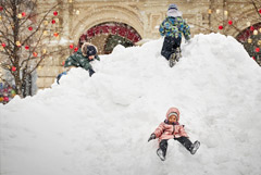 Февраль стал самым снежным в Москве за последние семь лет
