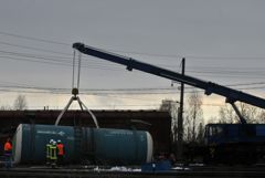 Уголовное дело возбуждено после схода цистерн в Хабаровском крае