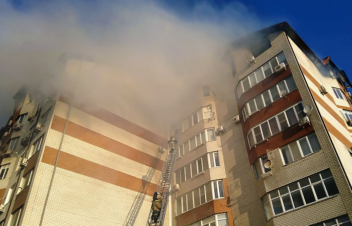 Возможной причиной пожара в Анапе назвали устроенную в квартире сауну