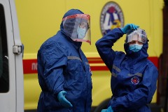 В России за сутки выявлено 9,9 тыс. случаев коронавируса
