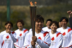 Эстафета олимпийского огня стартовала в японской Фукусиме