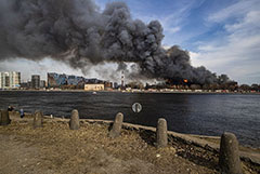 Потушен пожар в хостеле рядом с "Невской мануфактурой"