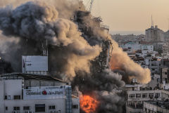 Израиль нанёс удары по объектам ХАМАС в ответ на ракетный обстрел