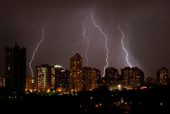 На Москву надвигается гроза