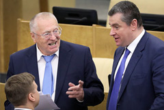 Жириновский и Слуцкий пойдут в Думу во главе списка ЛДПР
