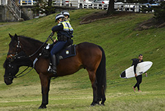 28 июня. В австралийском штате Новый Южный Уэльс введен двухнедельный карантин из-за новой вспышки коронавируса COVID-19. На фото: Сидней в период действия локдауна.