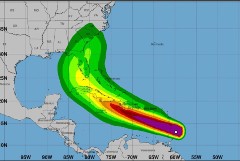Ураган "Эльза" сформировался в Атлантическом океане и движется к США