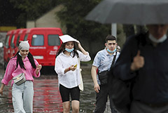 Почти 30% месячной нормы осадков выпало в Москве за полтора часа