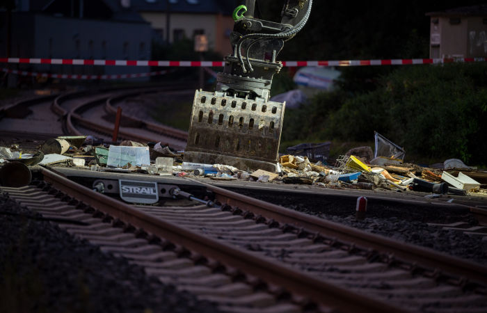 Железнодорожное сообщение между ФРГ и Чехией прервали из-за наводнения