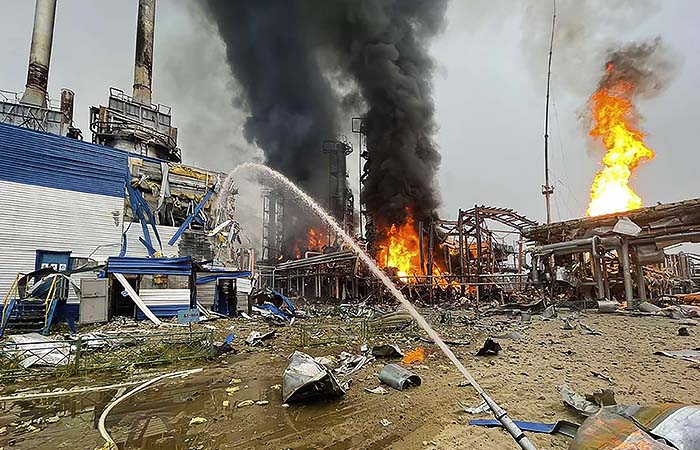 Пожар на Уренгойском заводе "Газпрома" потушен