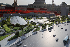 В Москве открыли центральную часть нового парка на Павелецкой площади