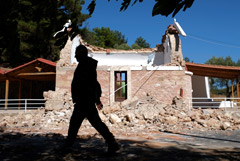 На Крите после землетрясения нашли погибшего