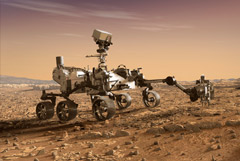 Марсоход НАСА приостановил работу на Красной планете