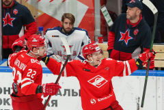 "Спартак" победил ЦСКА в КХЛ