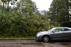 Штормовой ветер оставил без электричества сотни тысяч домов на востоке США