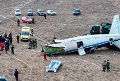 Предварительный отчет по крушению самолета AZAL опубликуют в ближайшие дни