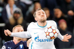 "Зенит" сыграл вничью с "Мальме" в Лиге чемпионов и выбыл в Лигу Европы