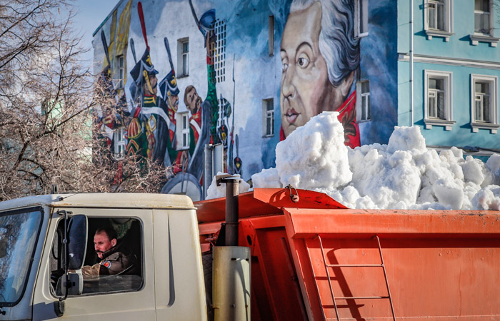 Высота снежного покрова в Москве достигла 13 см