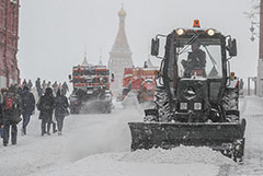 В мэрии ждут, что сильный снегопад в Москве продлится до вечера пятницы