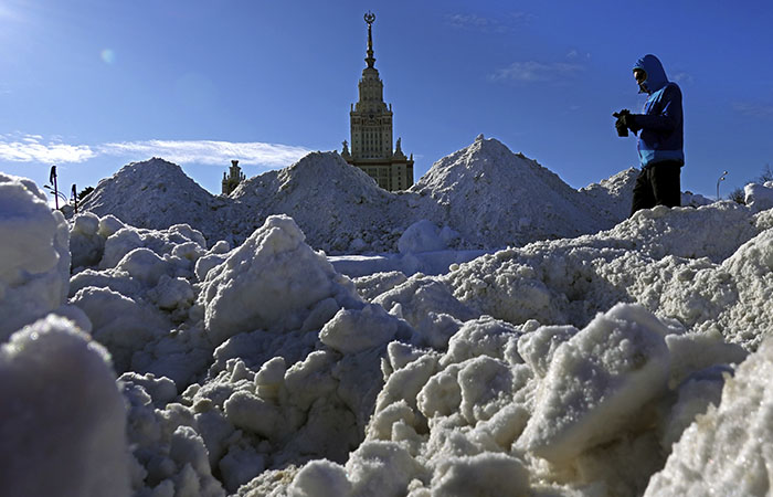 Высота снежного покрова в Москве приблизилась к 40 см