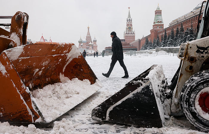 Высота снежного покрова в Москве достигла максимальных за зиму 45 см