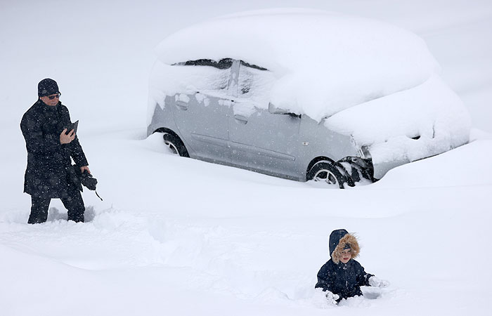 Высота снежного покрова в Краснодаре достигла рекордных 41 см