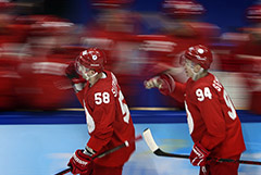 Российские хоккеисты победили Швейцарию в первом матче Олимпиады