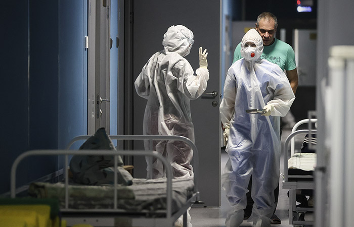 В России госпитализировали за сутки 21,8 тыс. пациентов с COVID-19