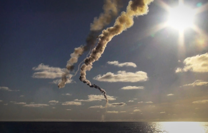 Свыше 15 боевых кораблей задействовали в учениях ВМФ РФ в Средиземном море