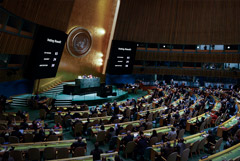 Генассамблея ООН проголосовала за приостановку членства России в СПЧ