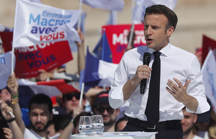 Макрон сказал, что Франция не нуждается в российском газе и будет продвигать санкции против него