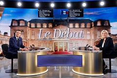 Макрон на теледебатах был убедительнее, чем Ле Пен, но выступил хуже, чем в 2017 году
