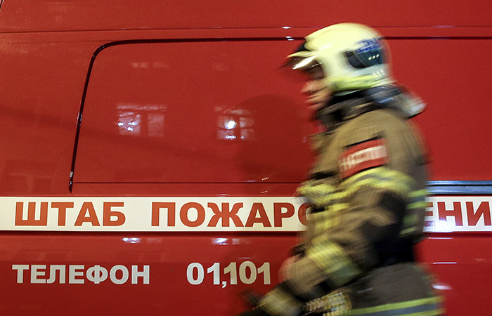 В торговом центре "Шелковый путь" на МКАД возник пожар