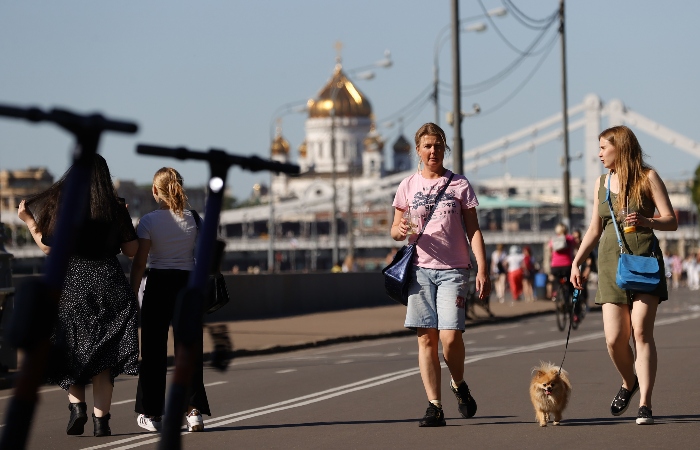 "Оранжевый" уровень опасности объявлен в Москве третий день подряд