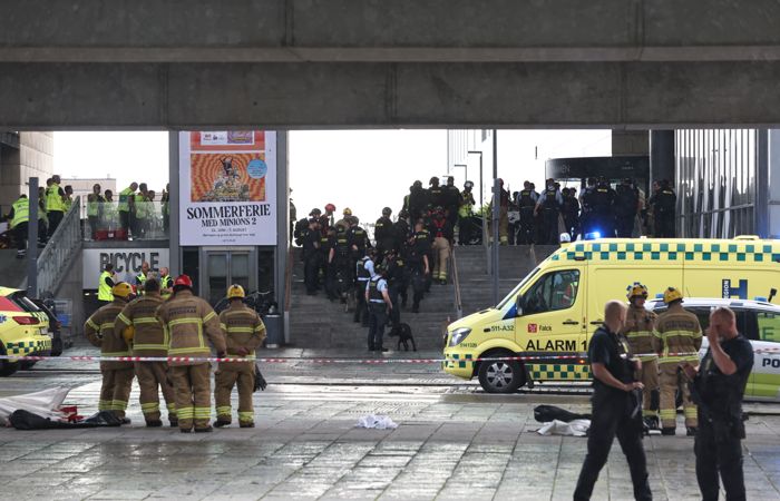 Три человека стали жертвами стрельбы в торговом центре Копенгагена