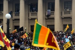 Президент Шри-Ланки покинет пост 13 июля на фоне протестов