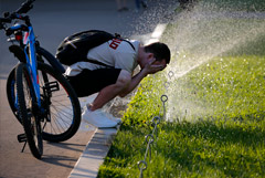 Понедельник стал самым жарким днем лета в Москве