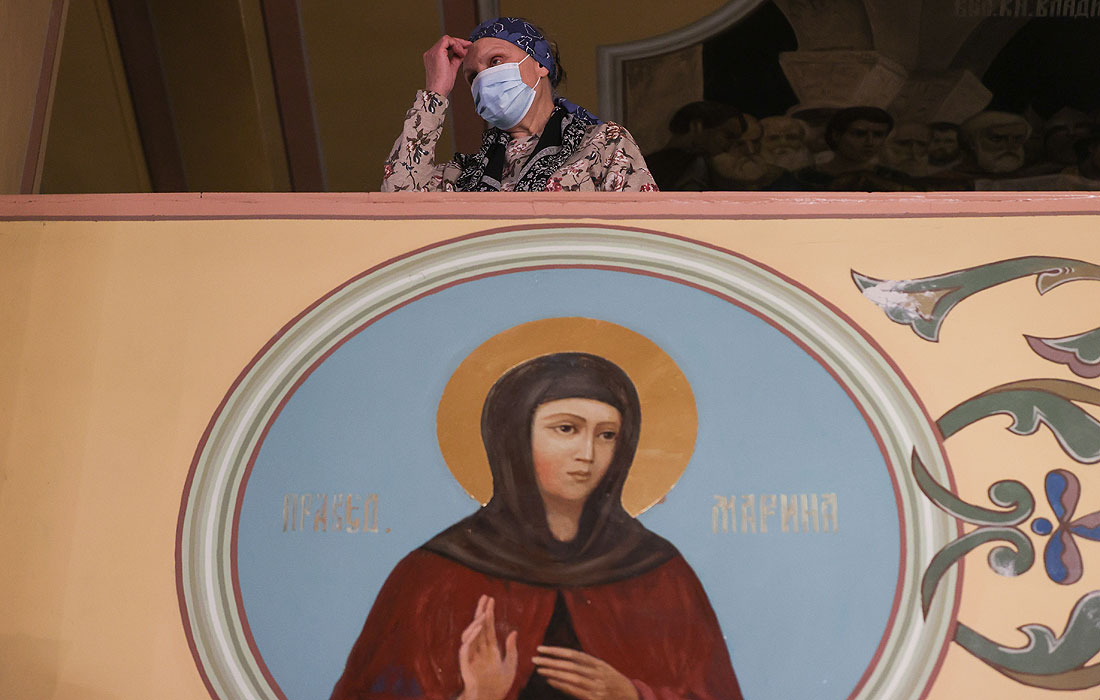 В Новосибирске. Вознесенский кафедральный собор