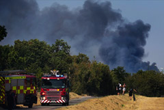 В Лондоне из-за жары возникло десять пожаров