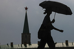 Гроза и сильный ветер ожидаются вечером в Москве