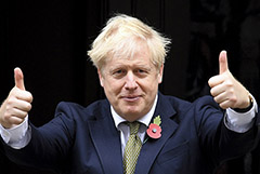 Британский премьер Джонсон впервые попал в топ-10 медийных персон по версии СКАН
