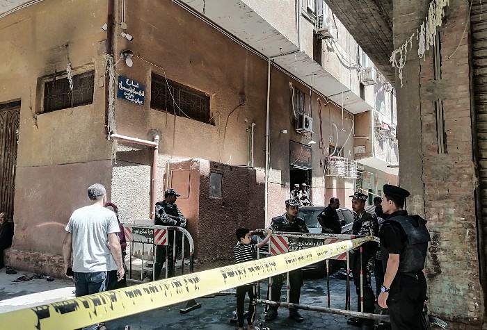При пожаре в коптской церкви в Египте погиб 41 человек