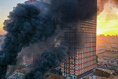 Пожар на складе в Москве, где погиб человек, ликвидирован