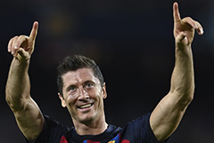 Левандовски признан игроком недели в Лиге чемпионов